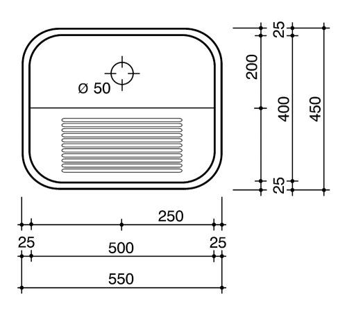 Кухонная мойка REGINOX ottawa wall-mounted matt sp (c/box)