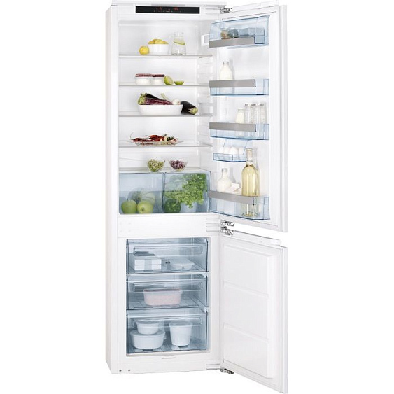 Холодильник с морозильником AEG scs 91800 f0