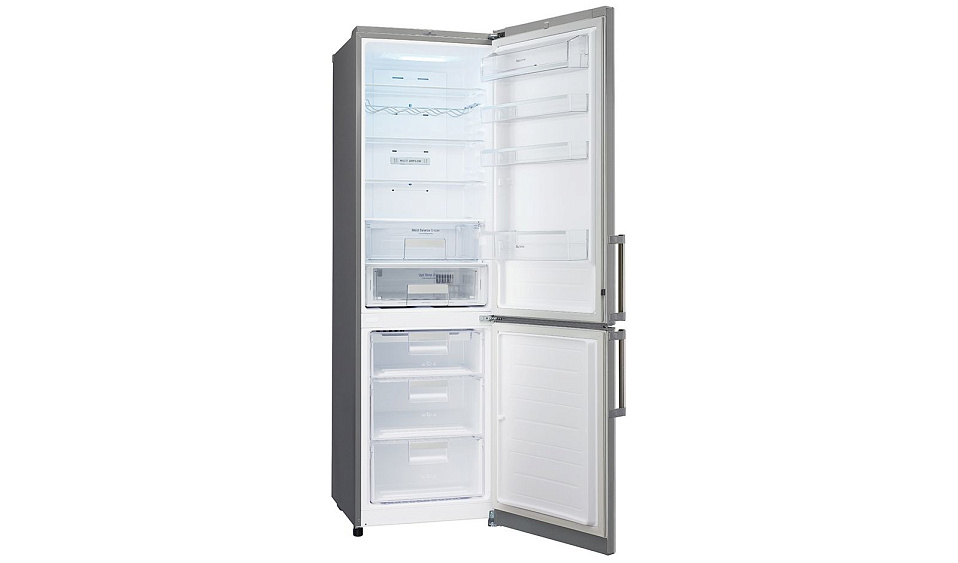 Холодильник LG ga-b489zvck серебристый