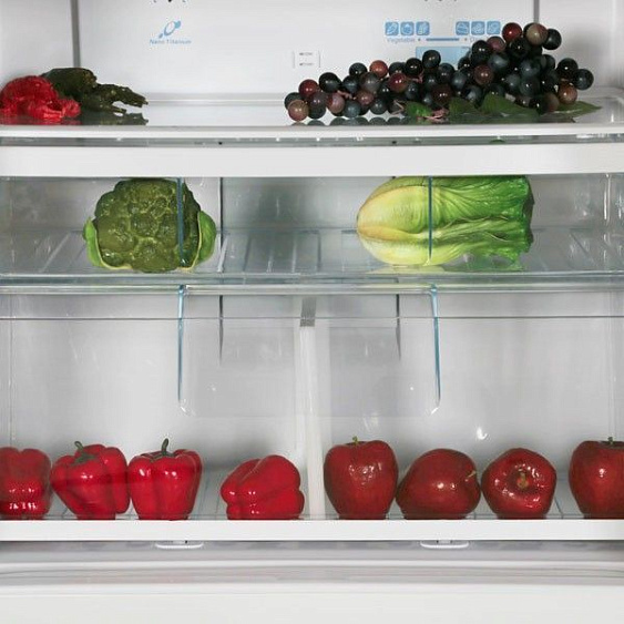 Холодильник  HITACHI r-w662 fpu3x gbk черный