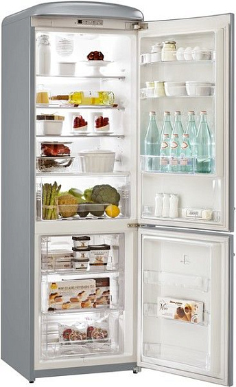 Двухкамерный холодильник ROSENLEW rc 312 silver (серебристый)