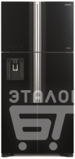 Холодильник HITACHI R-W 662 PU7 GBK черное стекло