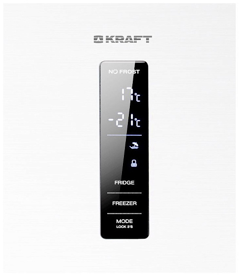Холодильник Kraft KFHD 450 HWNF белый