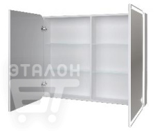 Шкаф-зеркало GROSSMAN АДЕЛЬ 100 см с LED подсветкой 2010004
