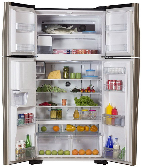 Холодильник side-by-side HITACHI r-w722 fpu1x gbw