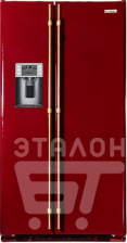 Холодильник IO MABE ORE24CGHFRR бордо, ручки золото/бронза
