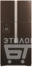 Холодильник HITACHI R-W 662 PU7 GBW коричневое стекло