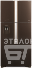 Холодильник HITACHI R-W 662 PU7X GBW коричневое стекло