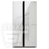 Холодильник HYUNDAI CS5003F белое стекло