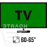 Установка телевизора (60–65″) на тумбу, настройка