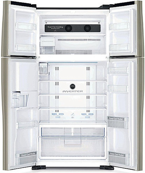Холодильник side-by-side HITACHI r-w722fpu1x gbk