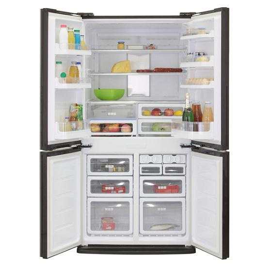 Холодильник side-by-side SHARP sj-fj 97 v bk