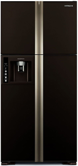 Холодильник  HITACHI r-w662 fpu3x gbw темно-коричневый