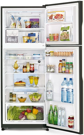 Холодильник HITACHI R-VG472 PU3 GPW белое стекло