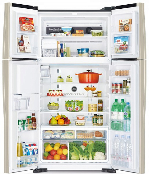 Холодильник HITACHI r-w722pu1gbw